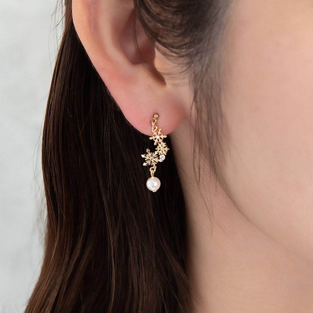 Snowflake and Reindeer Earrings