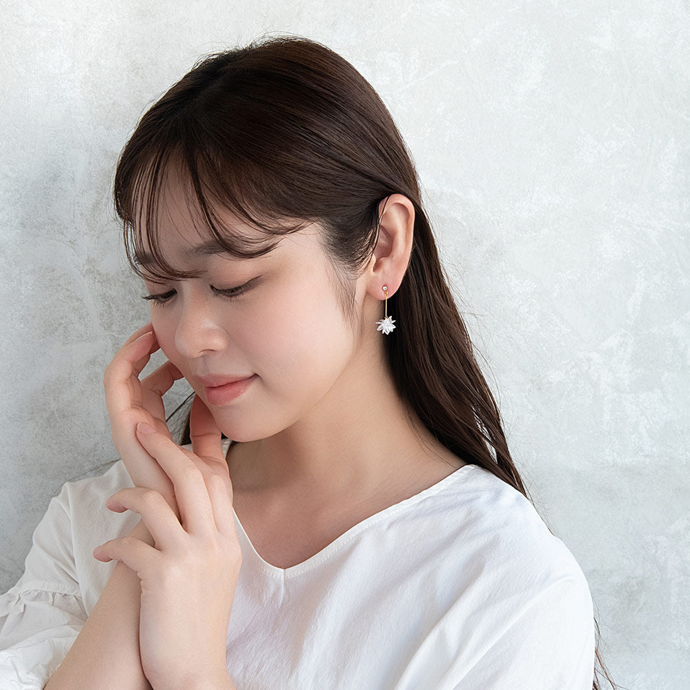 Star Fragment Drop Earrings