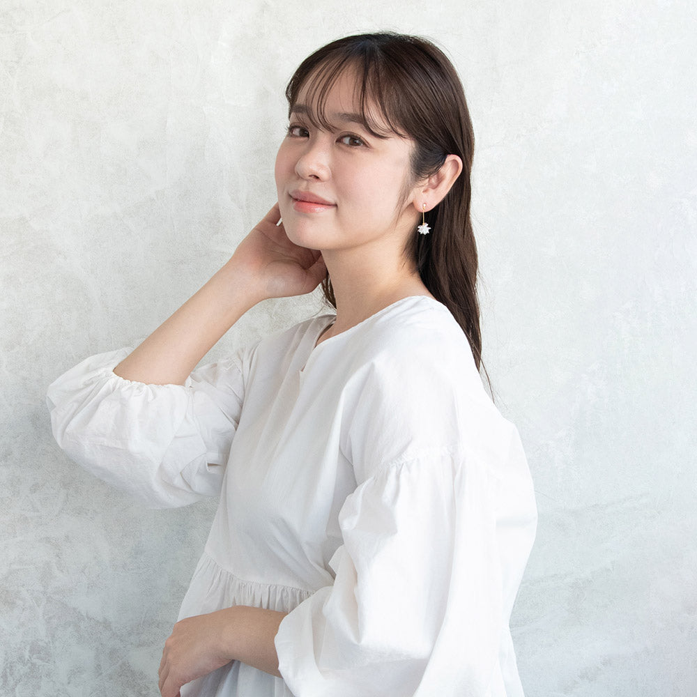 Star Fragment Drop Earrings