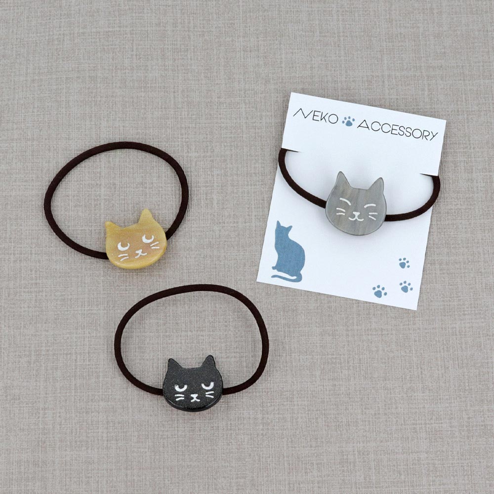 Cat Face Hair Tie
