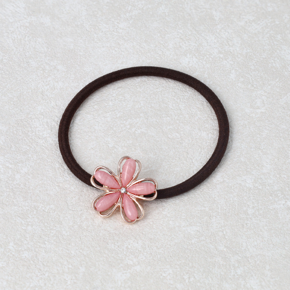 Pink Sakura Souvenir Ponytail Holder - osewaya