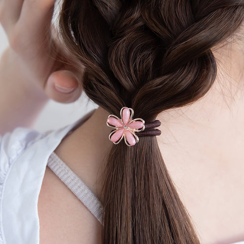 Pink Sakura Souvenir Ponytail Holder