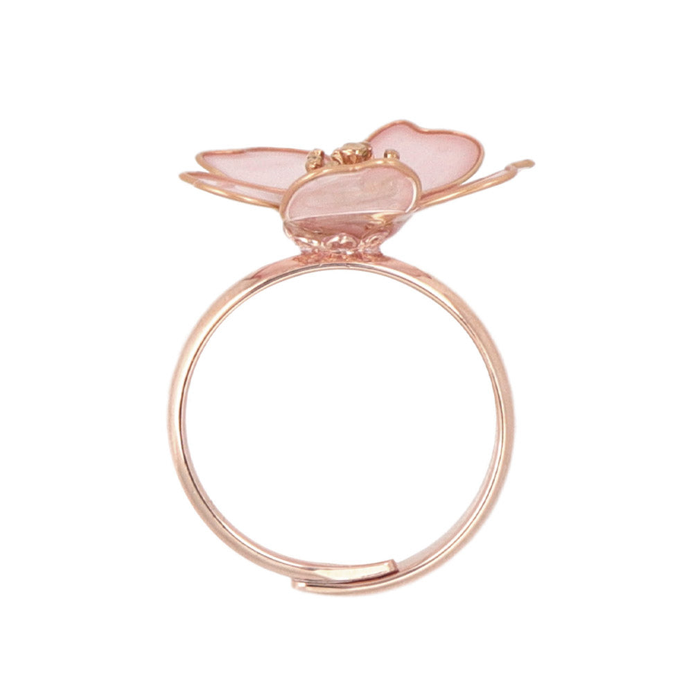Translucent Sakura Cuff Ring