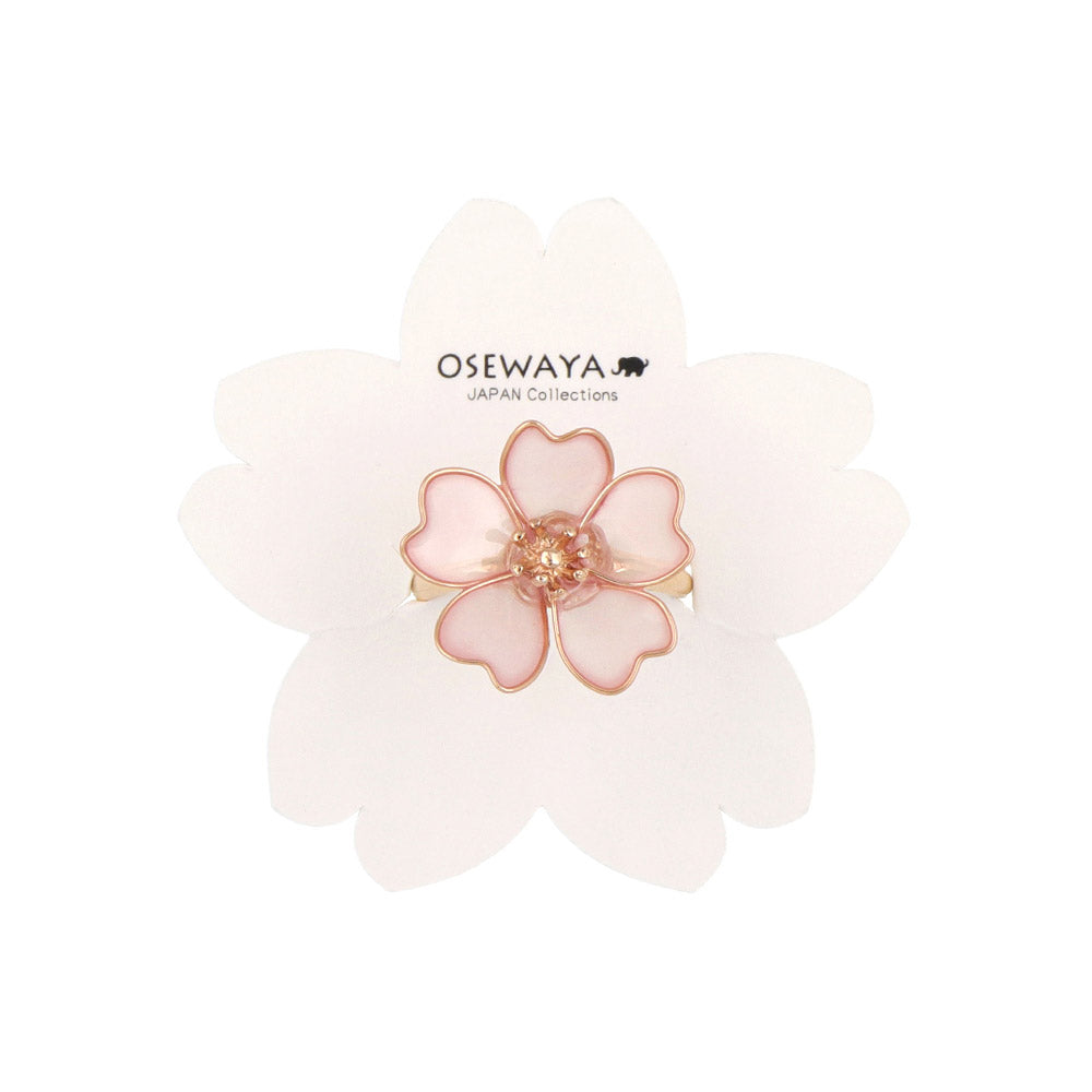 Translucent Sakura Cuff Ring