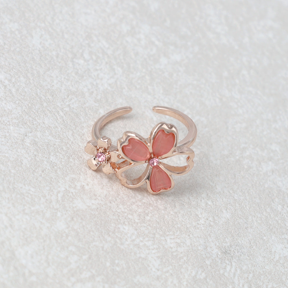 Hollow Sakura Souvenir Open Ring - osewaya