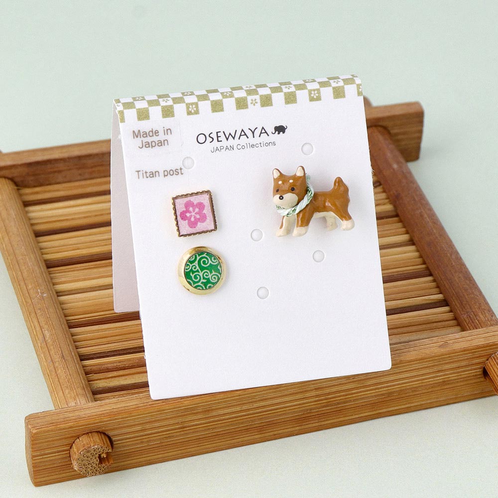 Shiba Inu Souvenir Earring Set