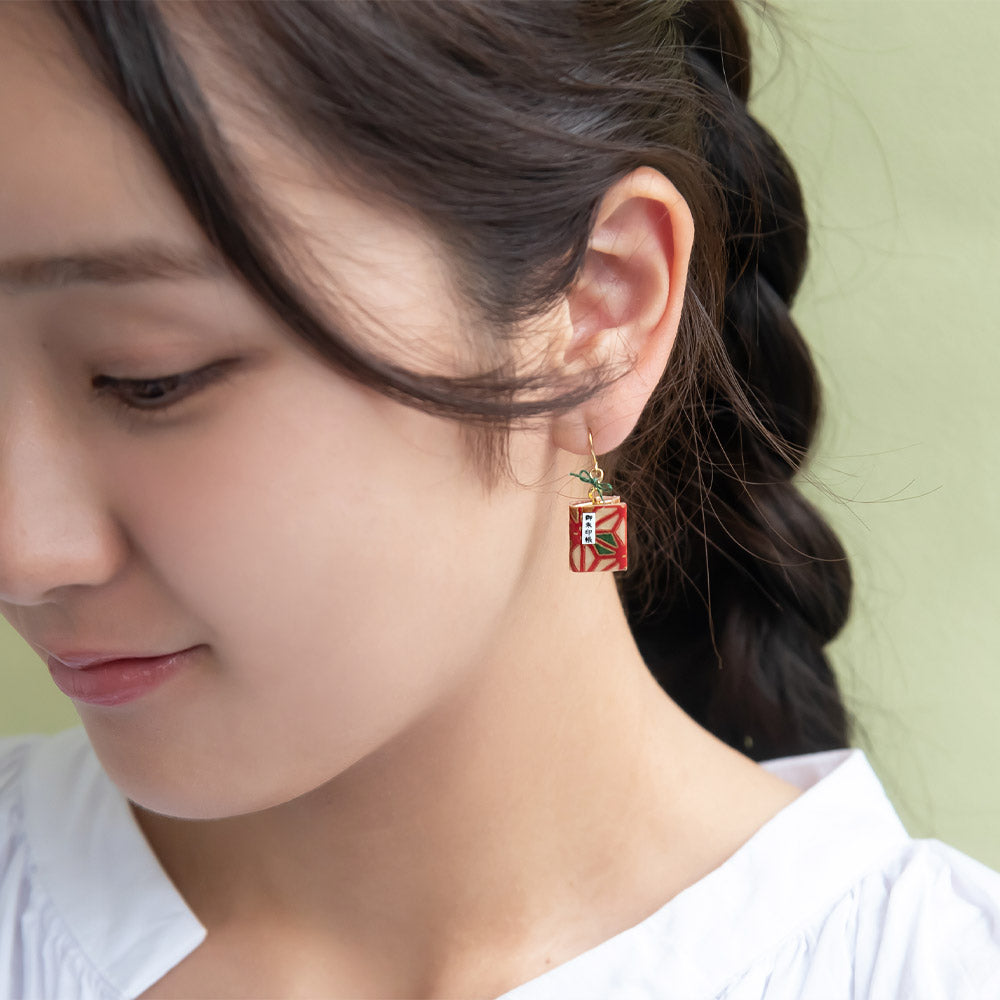 Japanese Good Luck Charm Earring Set