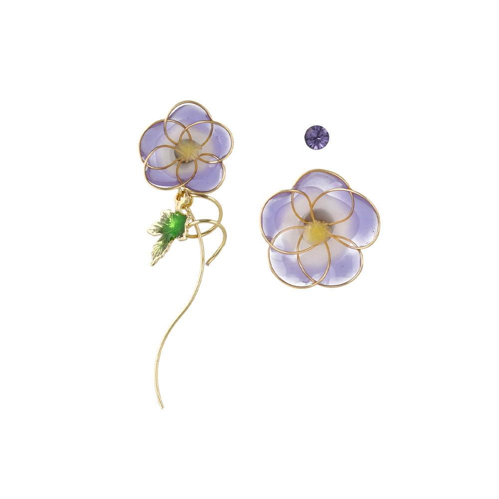 Asagao Flower Earring Set