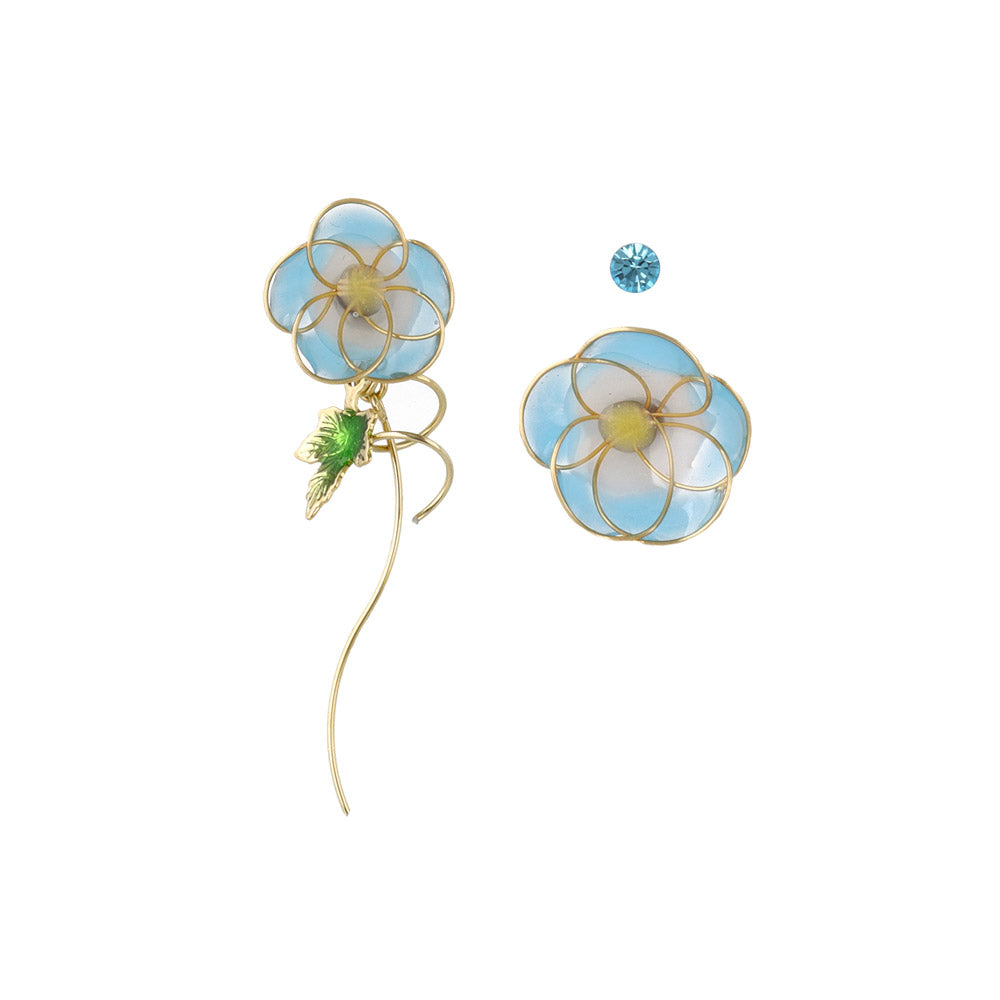 Asagao Flower Earring Set