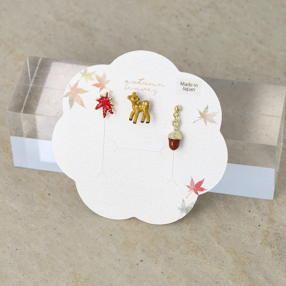 Japanese Autumn Souvenir Earrings