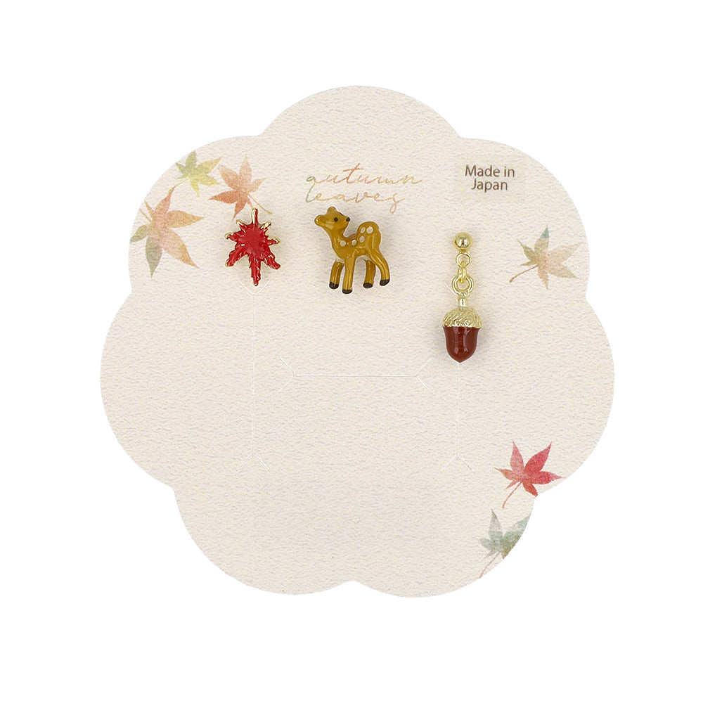 Japanese Autumn Souvenir Earrings