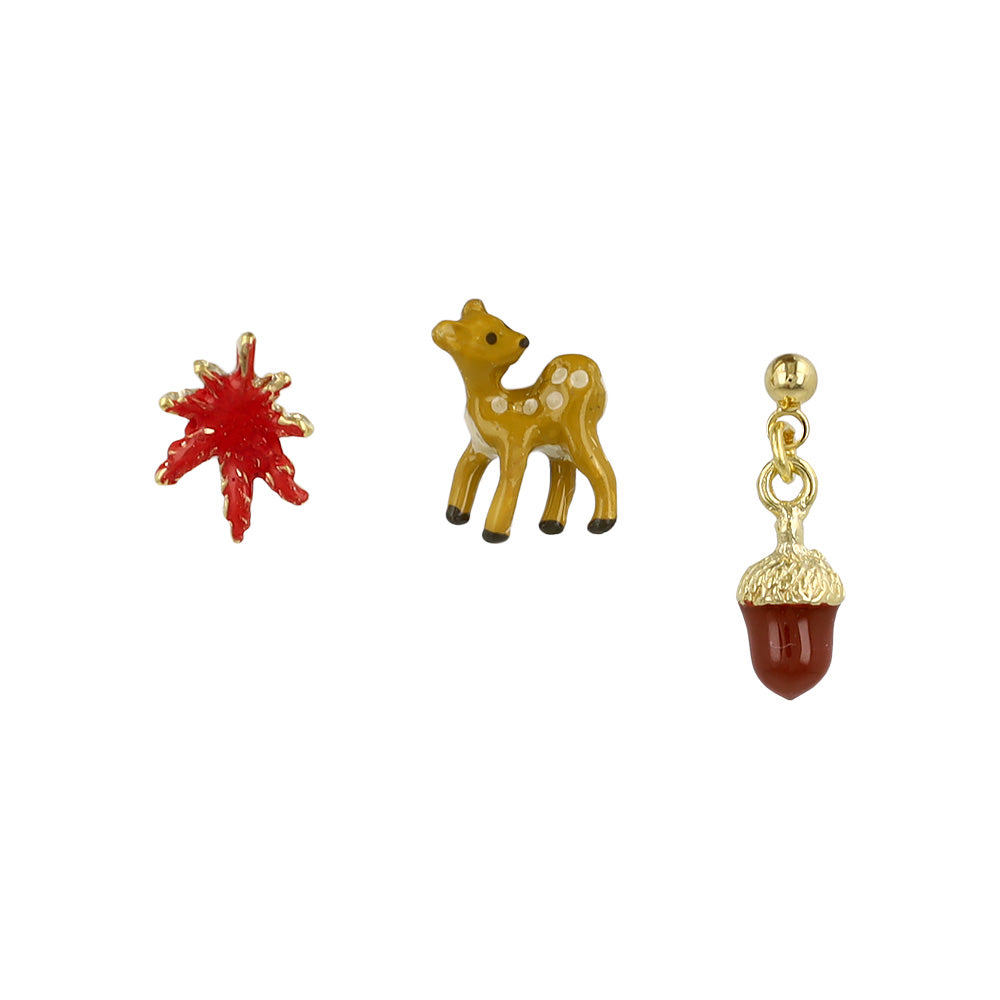 Japanese Autumn Souvenir Earrings