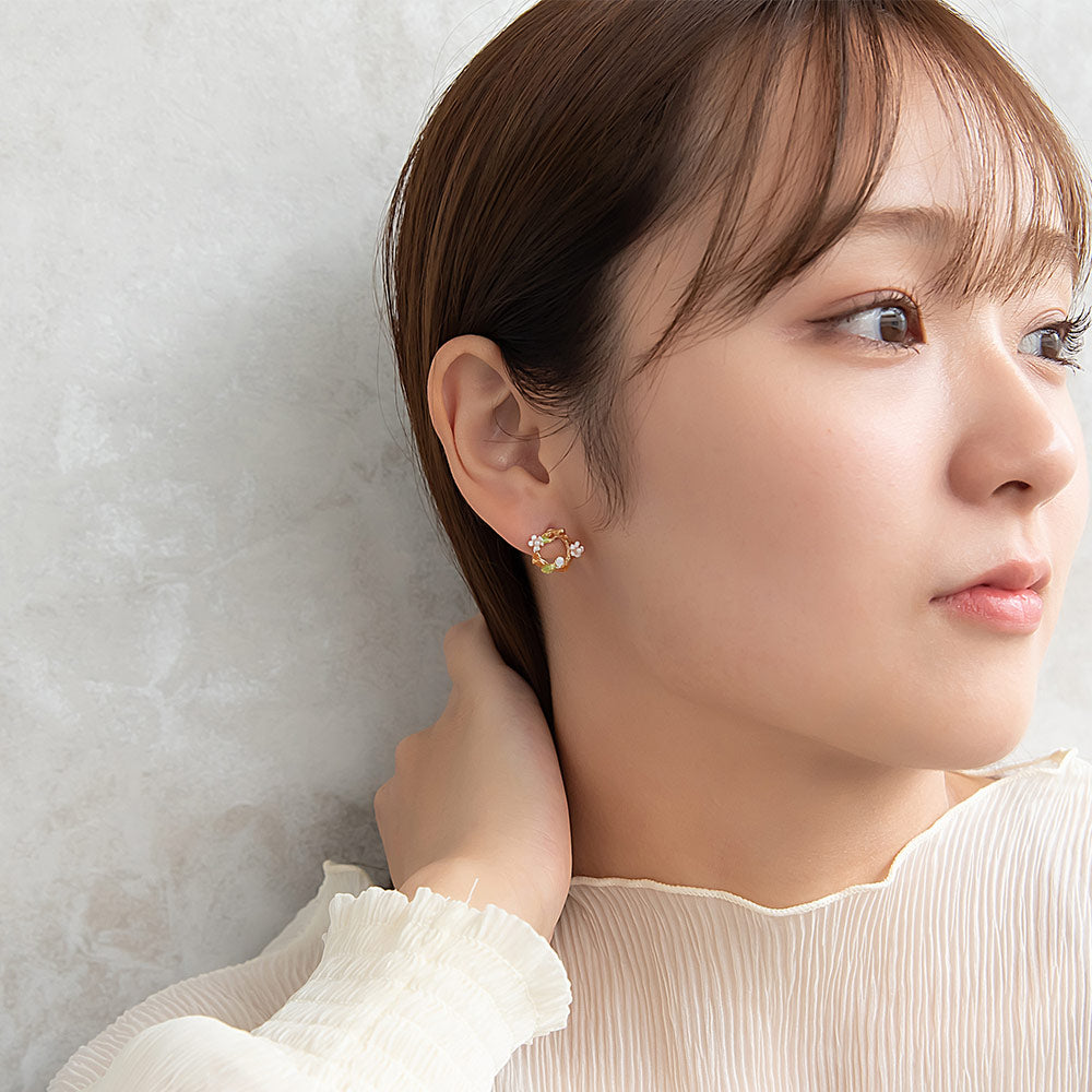 Sakura Souvenir Earring Set