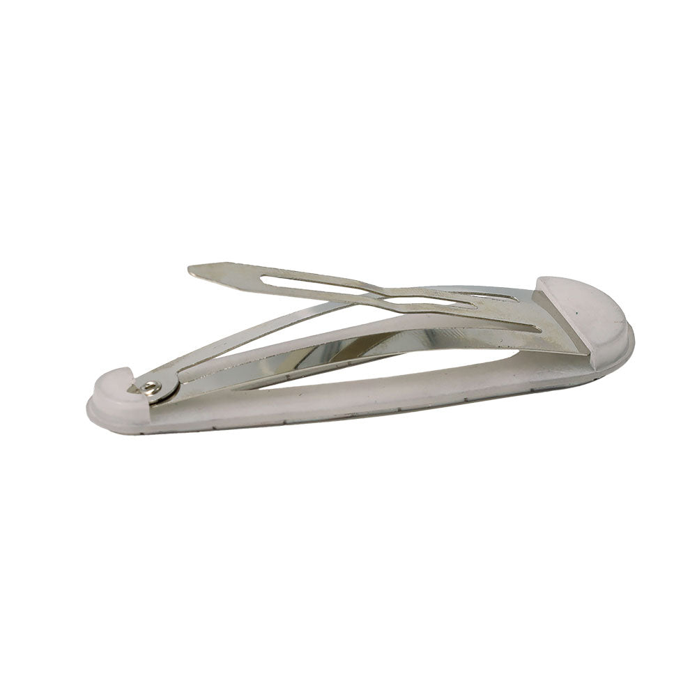 Textured Snap Clip and Wavy Hairpin Set