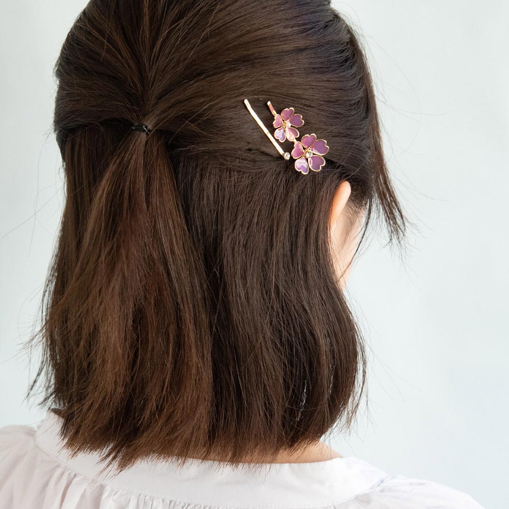 Double Sakura Hairpin Set