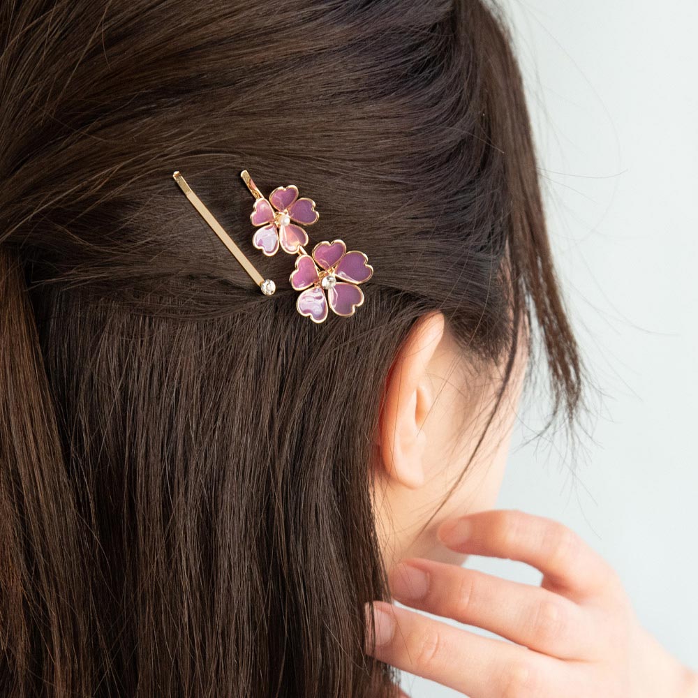 Double Sakura Hairpin Set