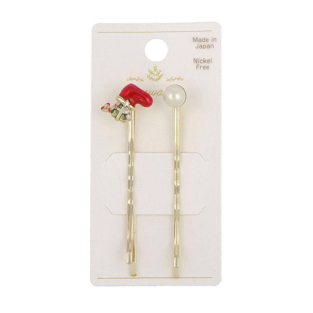 Festive Stocking Hairpin Set