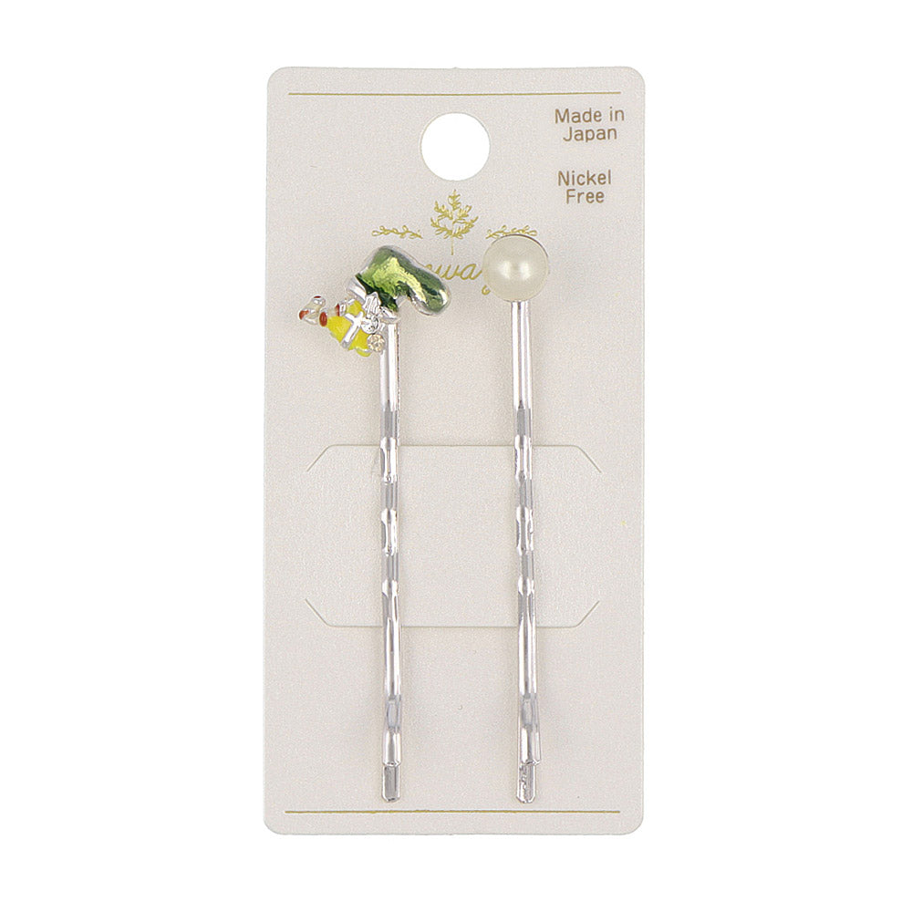 Festive Stocking Hairpin Set