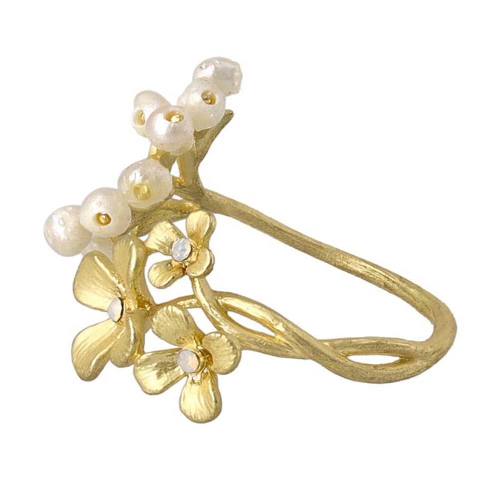 Spring Flower Open Ring