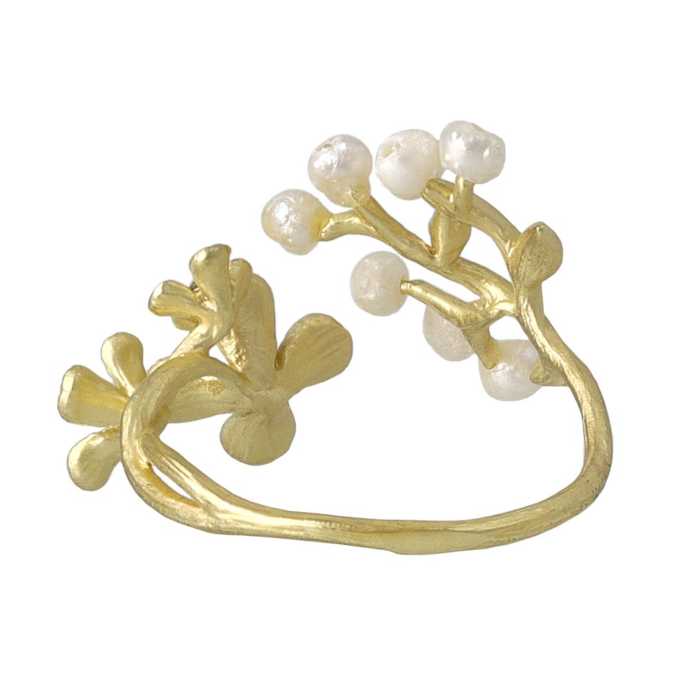 Spring Flower Open Ring