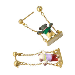 Little Bear Swing Earrings - Osewaya