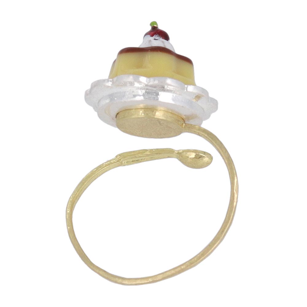 Custard Pudding Adjustable Ring