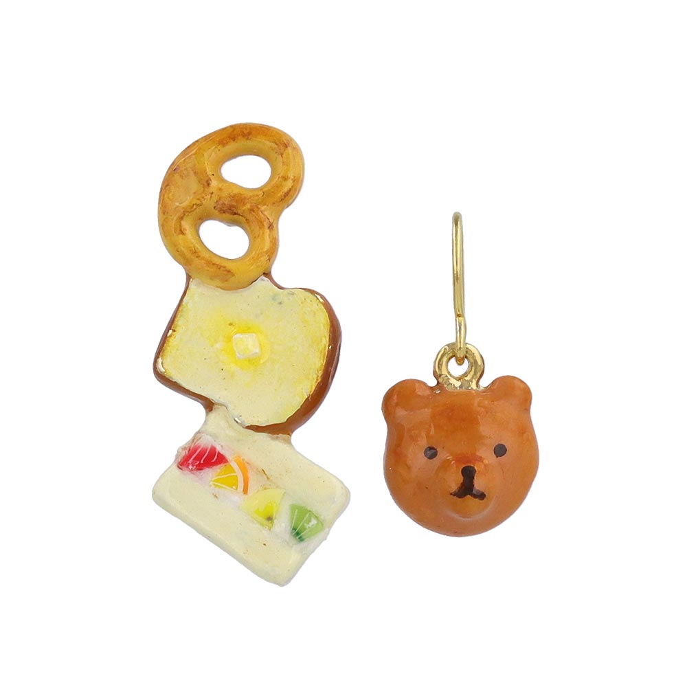 Bread Assortment Mismatched Earrings