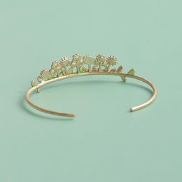 Flower Bed Cuff Bracelet