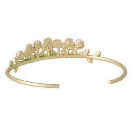 Flower Bed Cuff Bracelet