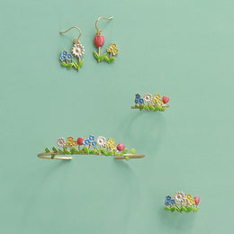 Flower Bed Cuff Bracelet