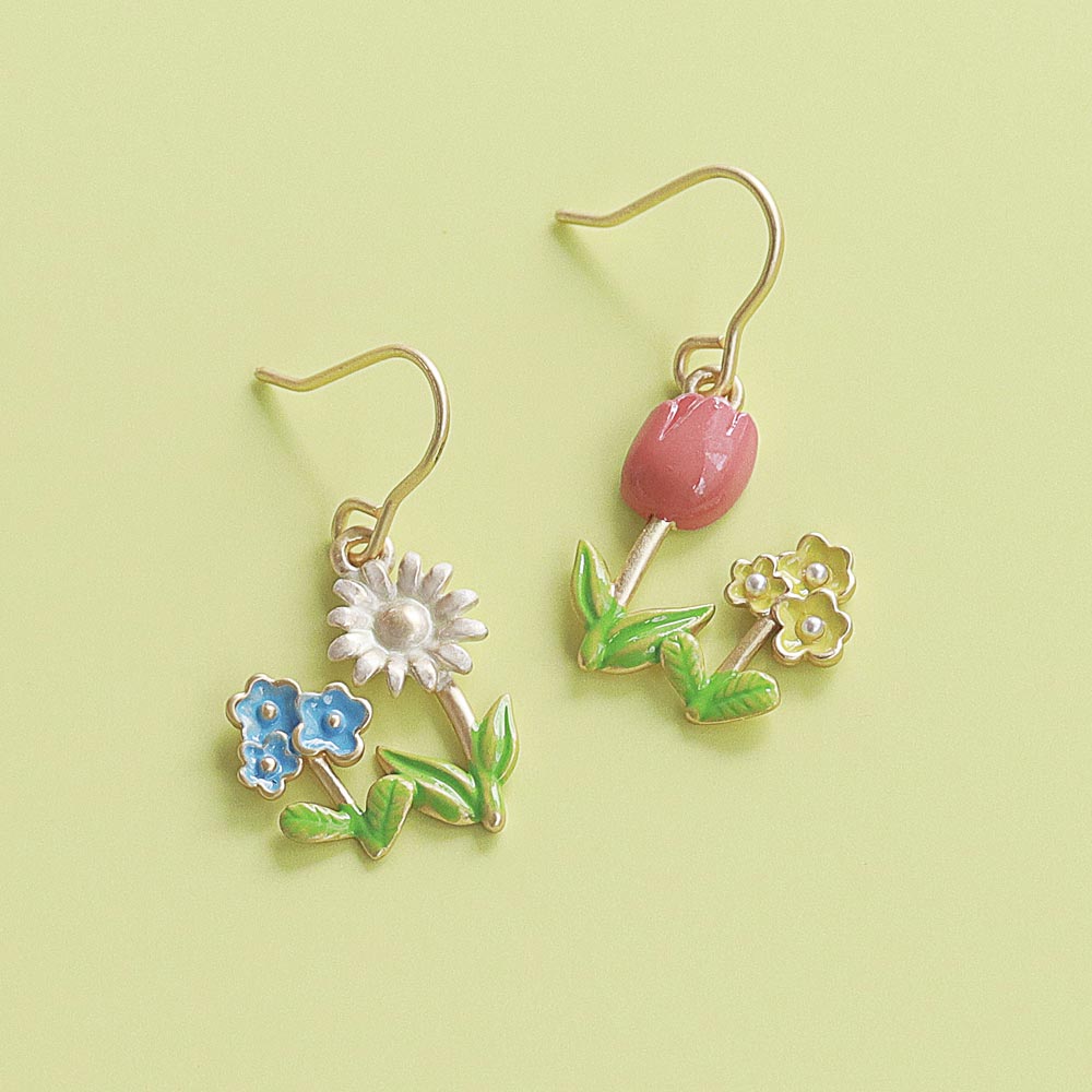 Flower Bed Earrings - osewaya