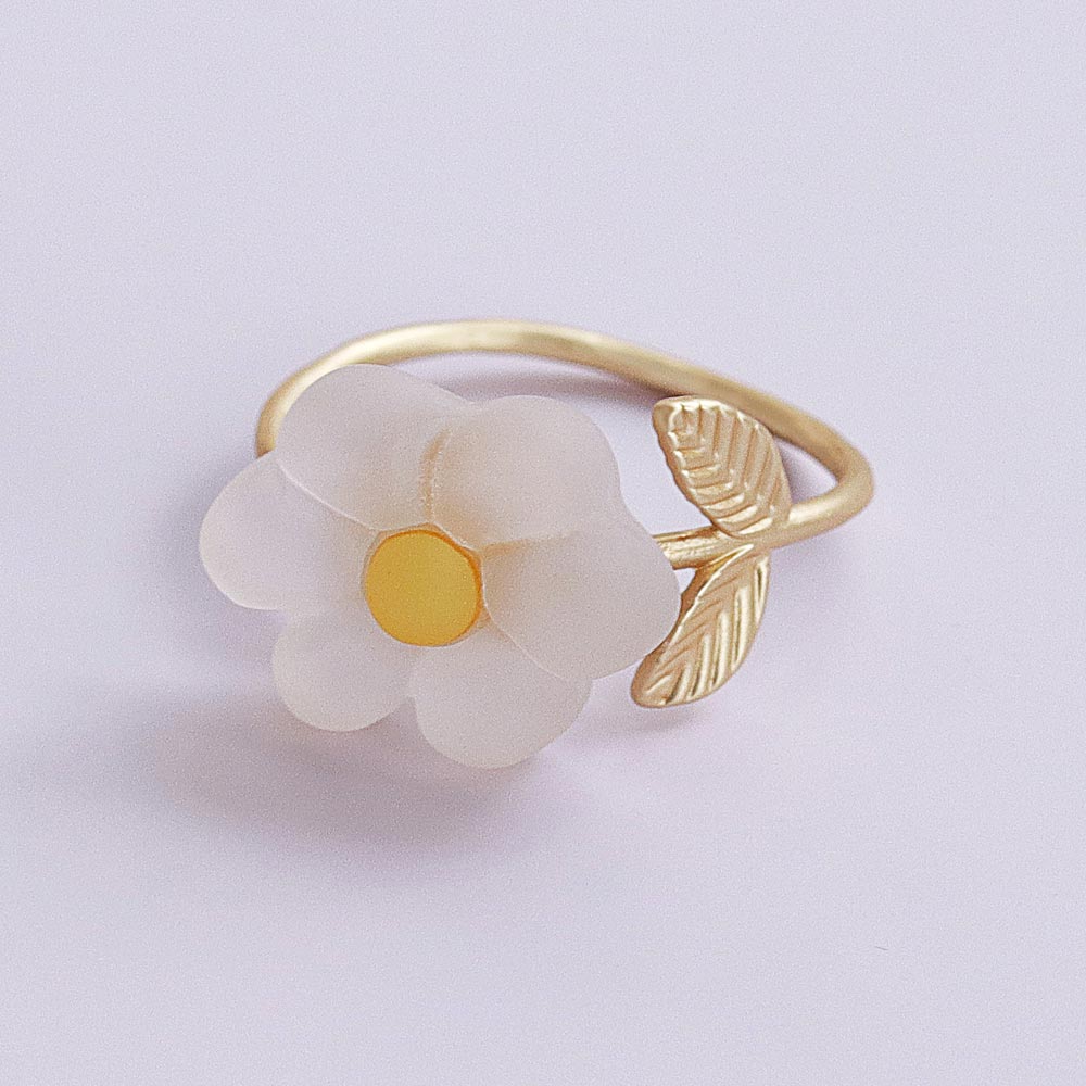 Fleeting Flower Cuff Ring