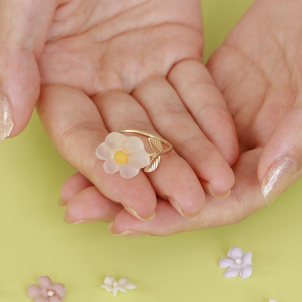 Fleeting Flower Cuff Ring