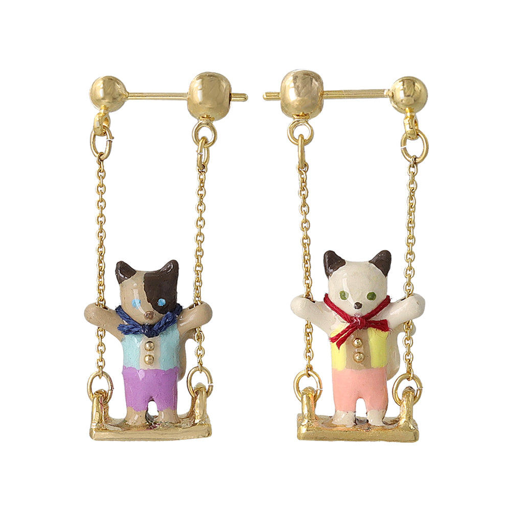 Cat Swing Earrings