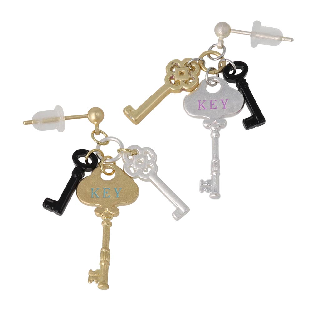 Key Bundle Drop Earrings