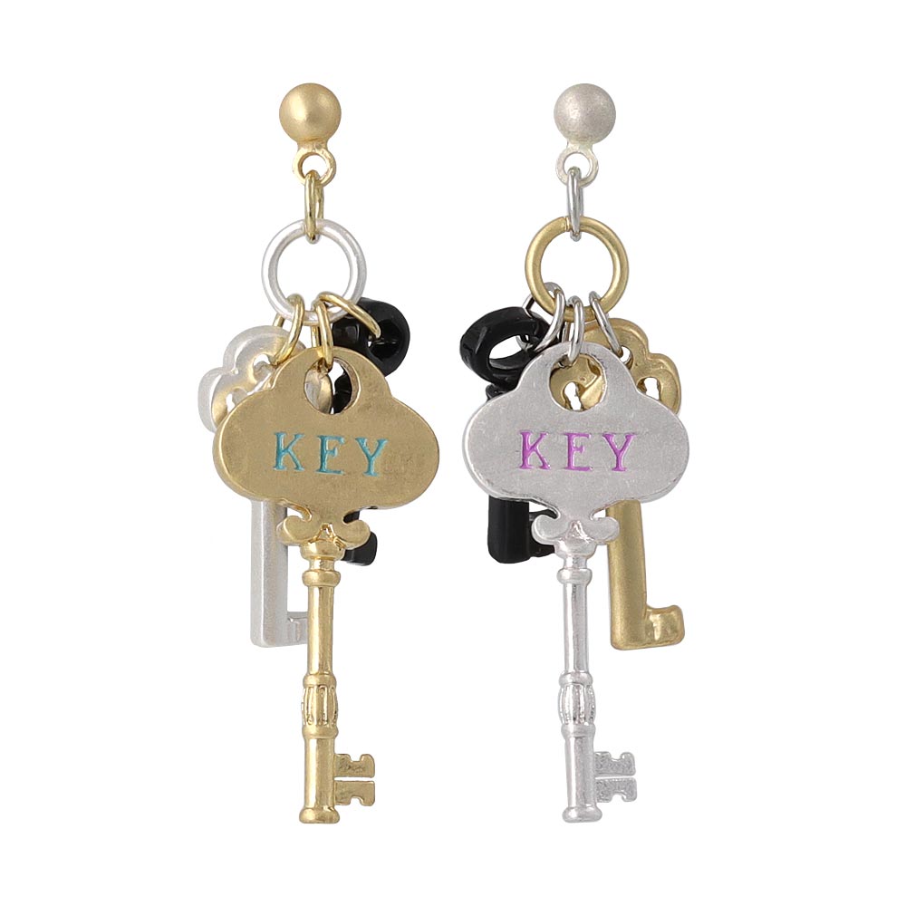 Key Bundle Drop Earrings