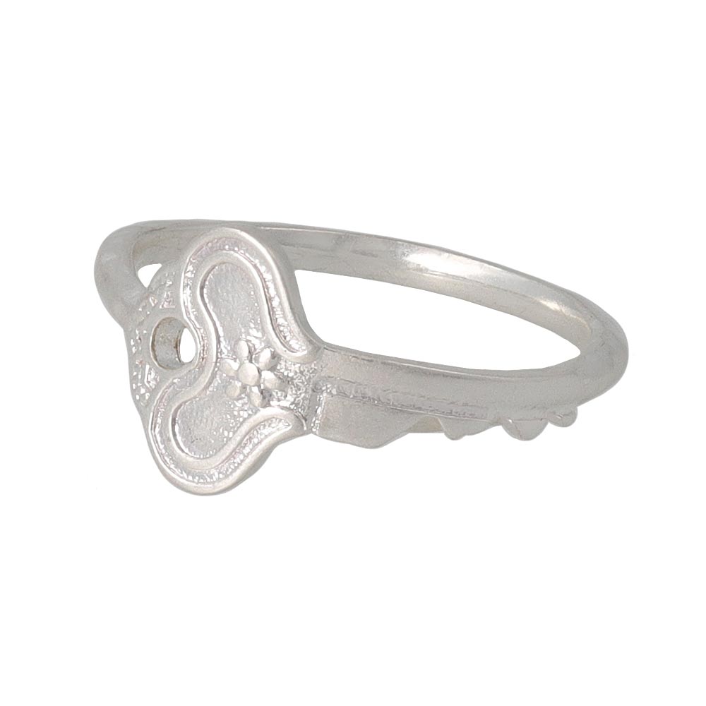 Silver Tone Room Key Cuff Ring