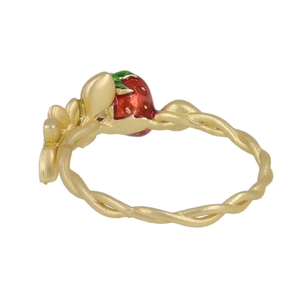 Strawberry Cuff Ring