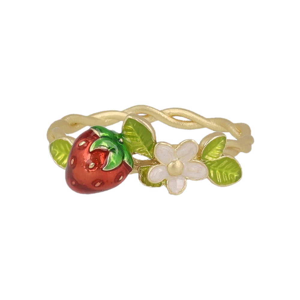 Strawberry Cuff Ring
