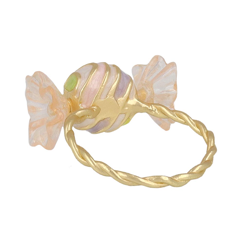 Pink Candy Cuff Ring