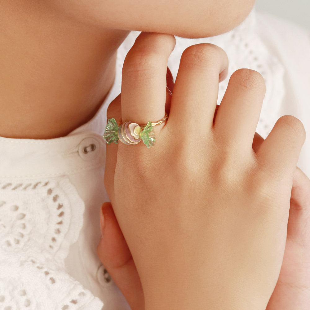 Green Candy Cuff Ring