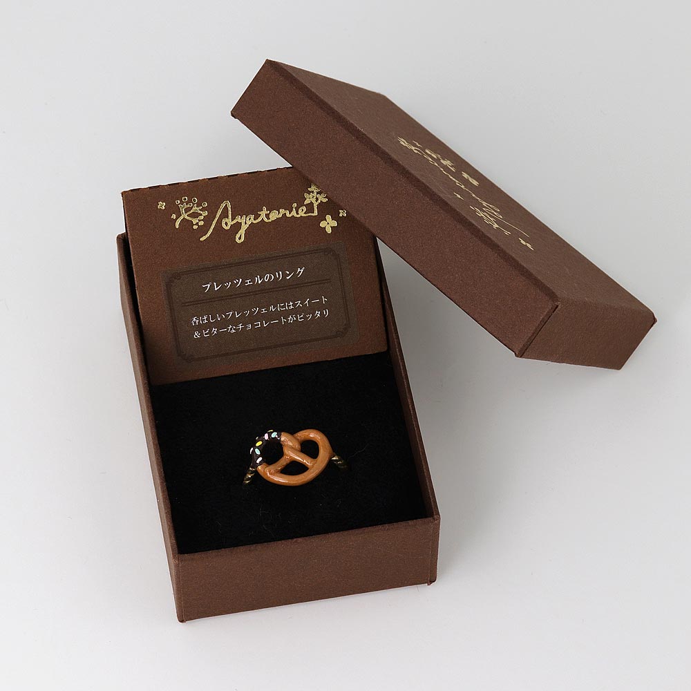 Dipped Pretzel Cuff Ring