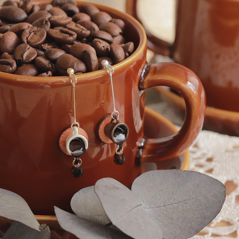 Mug Pair Drop Earrings