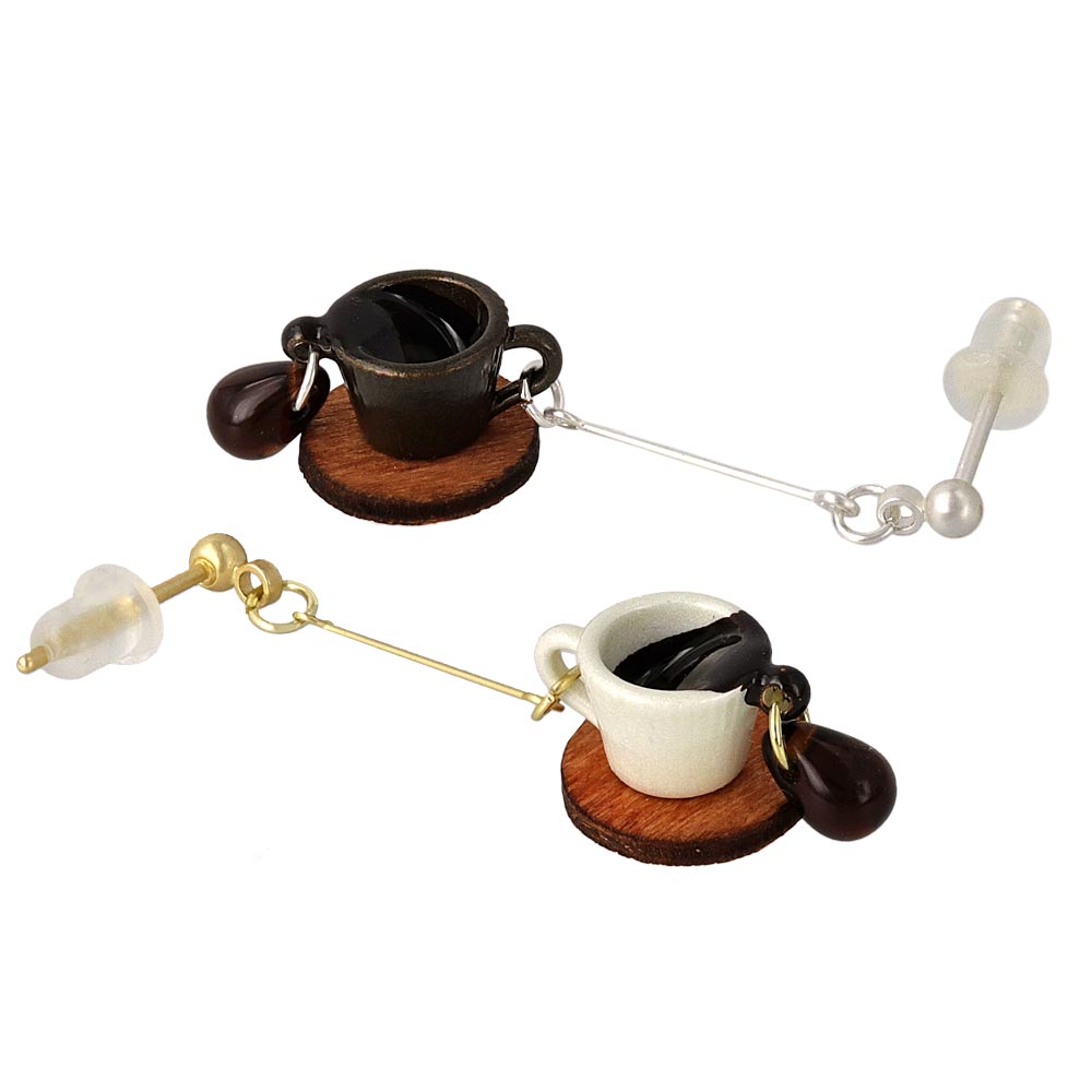 Mug Pair Drop Earrings