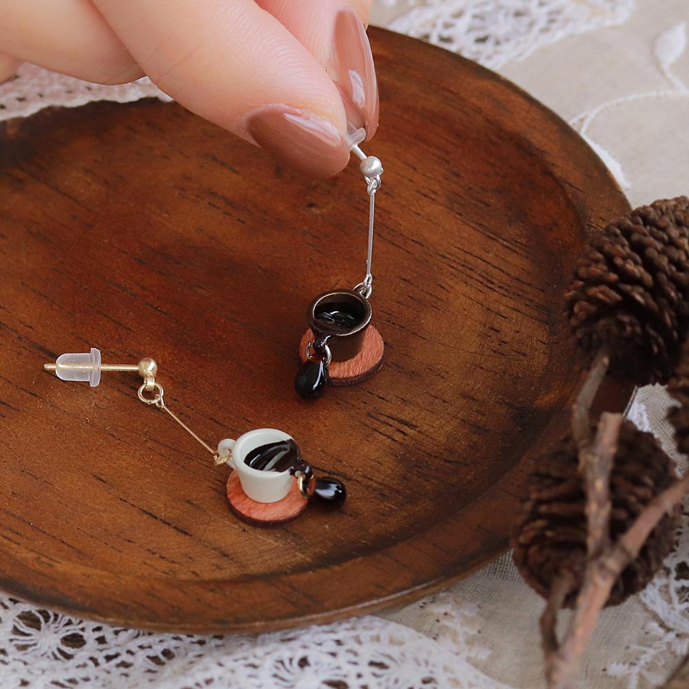 Mug Pair Drop Earrings