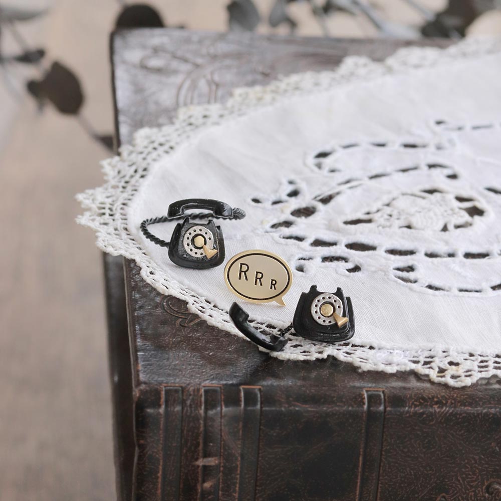 Black Rotary Phone Ring