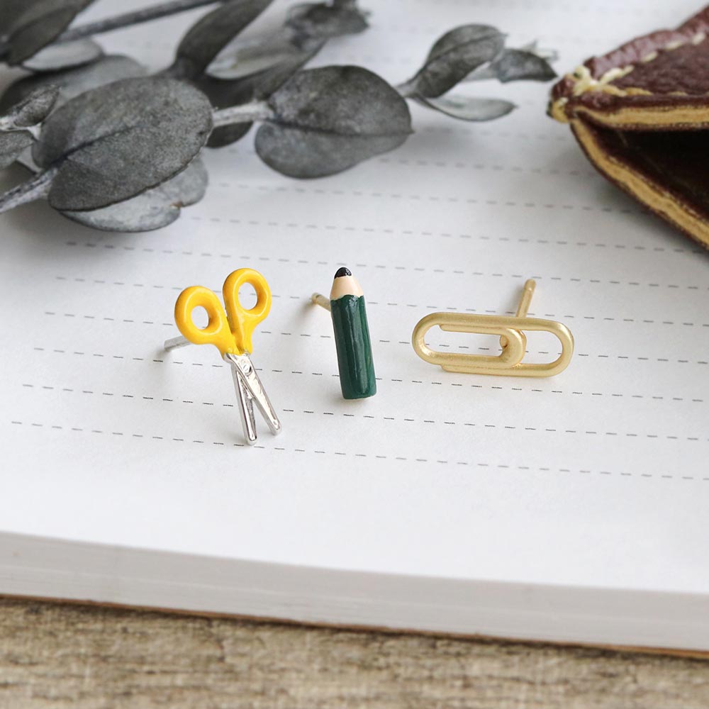 Old School Stationery Earring Set