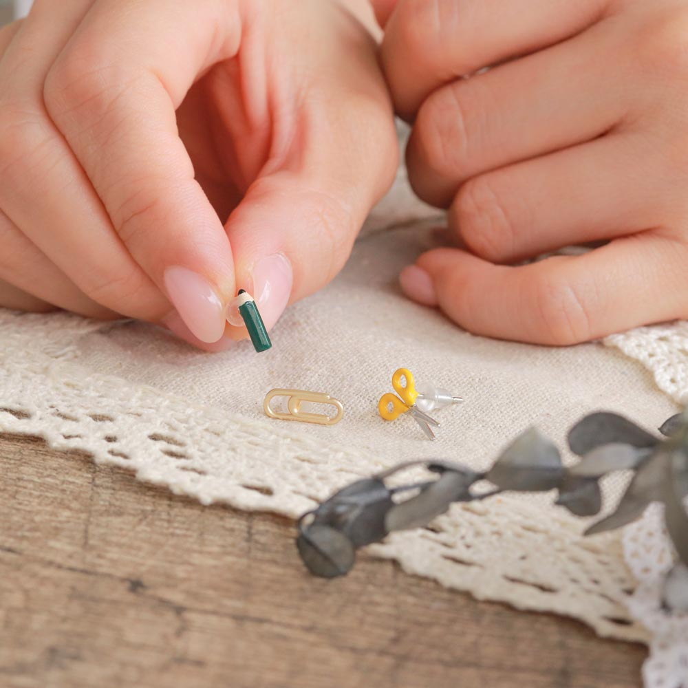 Old School Stationery Earring Set