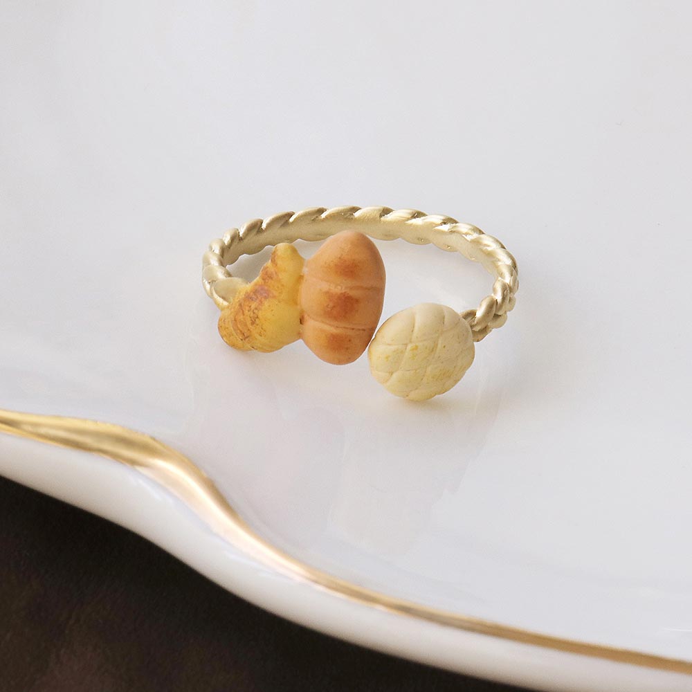 Mini Bread Open Ring