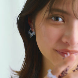 Campanula Wreath Earrings - Osewaya